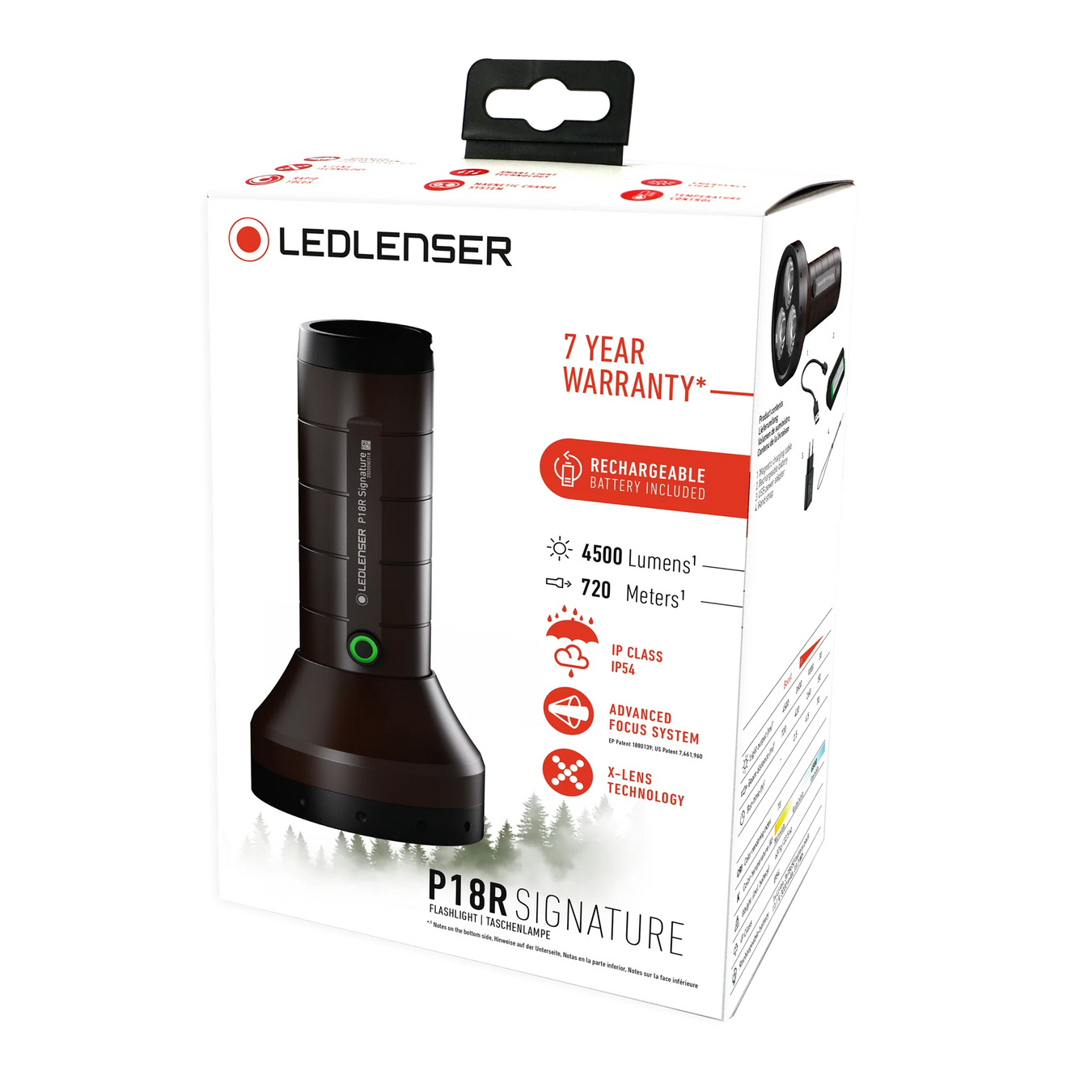 LedLenser P18R Signature Rechargeable Torch 1400 Lumens