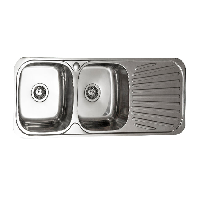 Double Bowl Inset Stainless Steel Sink