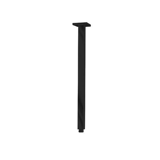 300mm Square Ceiling Shower Arm with flange black