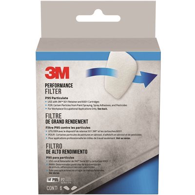 3M Filter Replacement Particulate 6PK