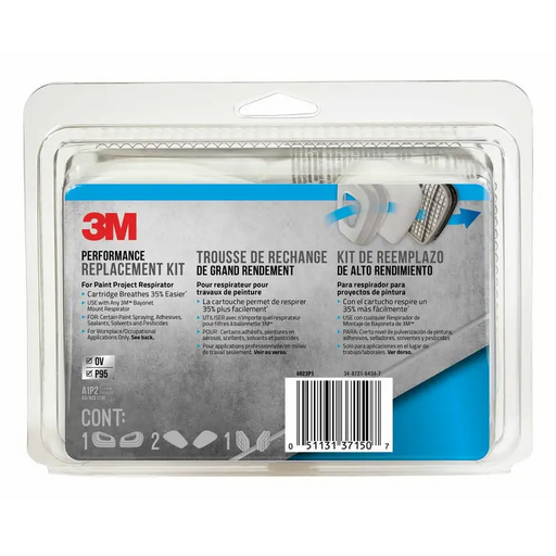 3M Painters Respirator Reusable Replacement Filter and Cartridge Kit