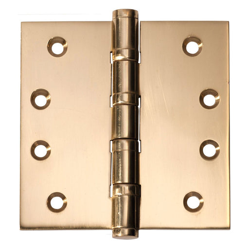 Iver Ball Bearing Hinge Polished Brass 100mm