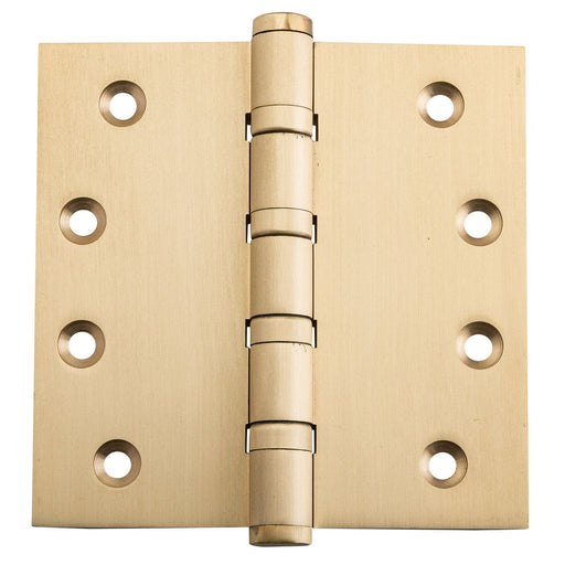 Iver Ball Bearing Hinge Brushed Brass 100mm