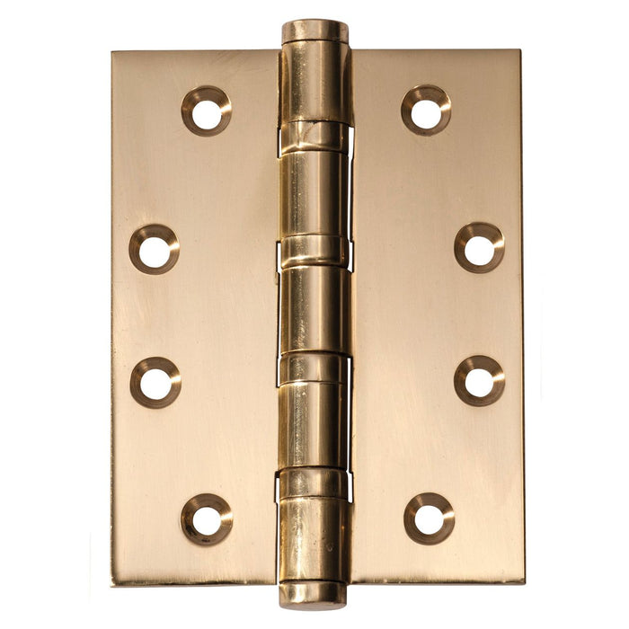 Iver Ball Bearing Hinge Polished Brass 75mm