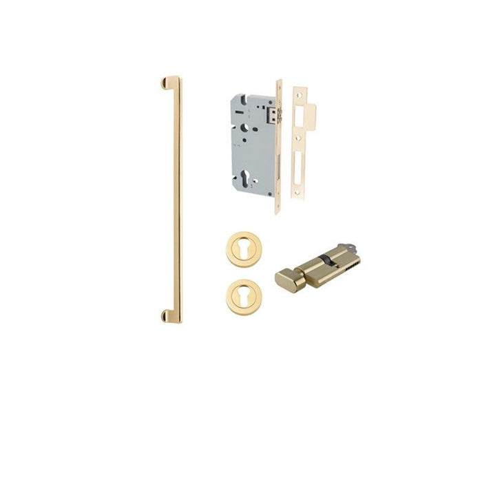 Baltimore Pull Handle Iver Polished Brass Entrance Kit Thumb