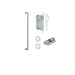 Baltimore Pull Handle Iver Polished Chrome Entrance Kit Key