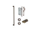 Baltimore Pull Handle Iver Antique Brass Entrance Kit Key