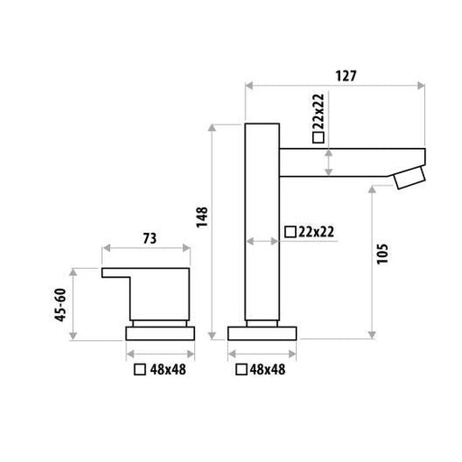 Bo Lauren Basin Set Specifications