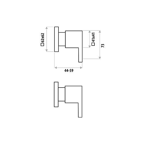 Bo Lauren Wall Top Assembly Pair specifications