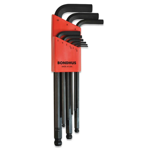 Bondhus 9pc Metric Ball End Hex Key Set BD10999 2