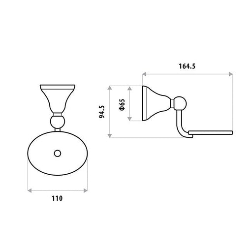 Byron Soap Dish specifications