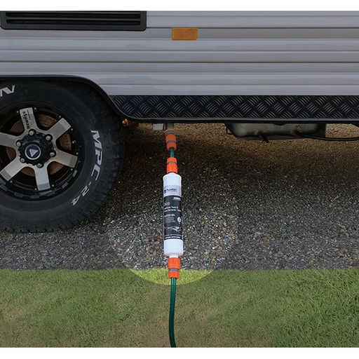 Caravan Inline Water Filter Kit Hose Connect in line