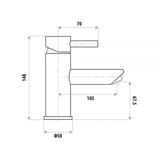 dan elle basin mixer specifications