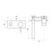 Dan Elle Wall Outlet Mixer specifications