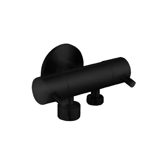 Dual Control Mini Cistern Tap Matt Black