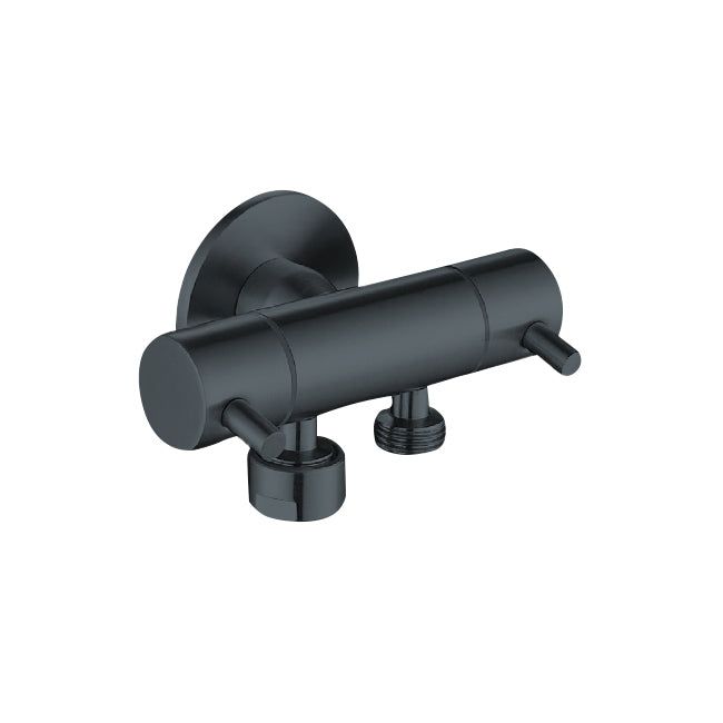 Dual Control Mini Cistern Tap Gun Metal