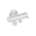 Dual Control Mini Cistern Tap white