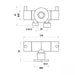 Dual Control Mini Cistern Tap specifications