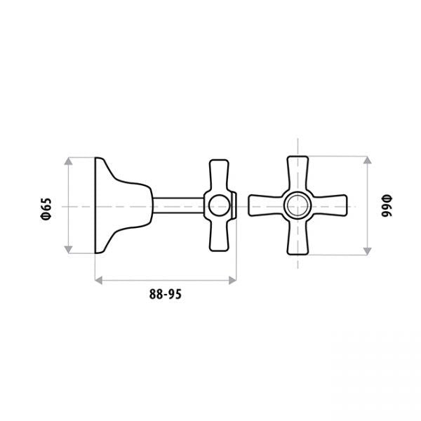 Easy Clean Anti Vandal Basin & Sink Top Assembly pair specifications