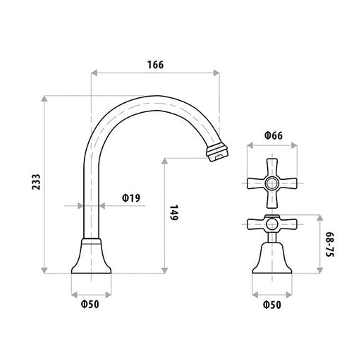 Easy Clean Hob Sink Set Specifications