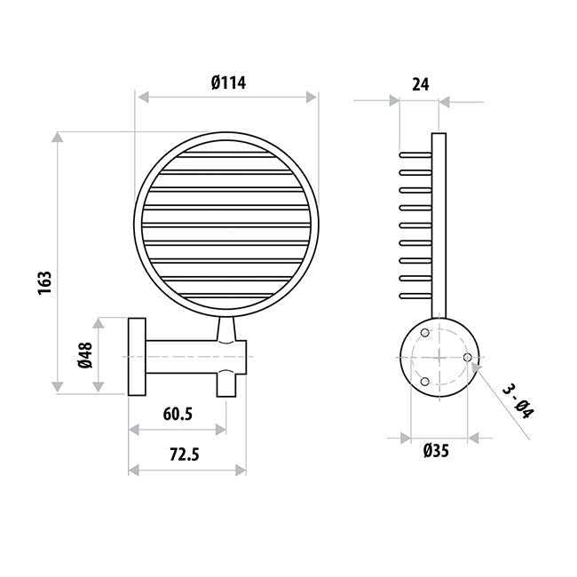 Elle Stainless Steel Soap Basket specifications