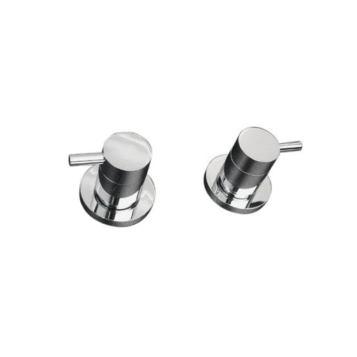 Elle Wall Top Assembly pair chrome