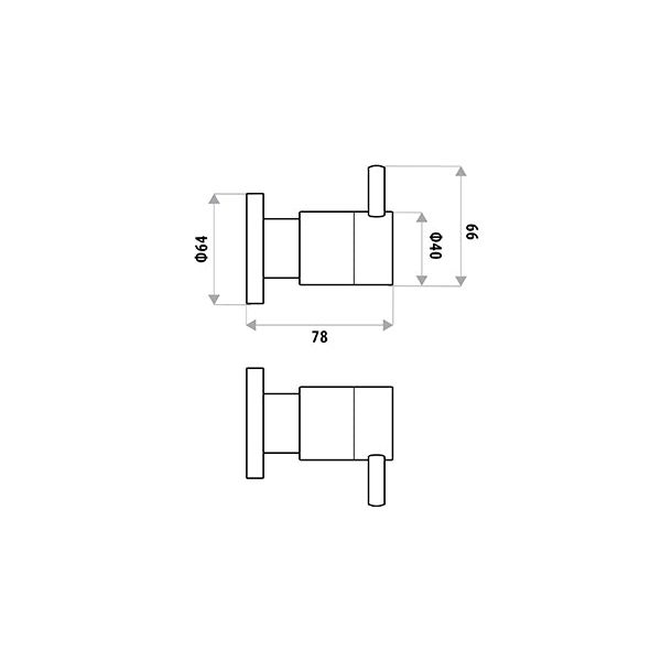 Elle Wall Top Assembly pair specifications