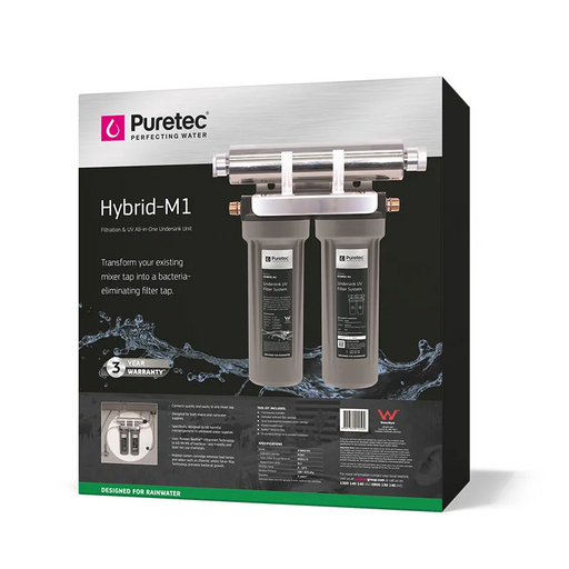 HYBRID-M1 Twin Under Sink UV System box