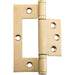 Iver Hirline Hinge Brushed Brass 100mm