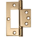 Iver Hirline Hinge Polished Brass 100mm