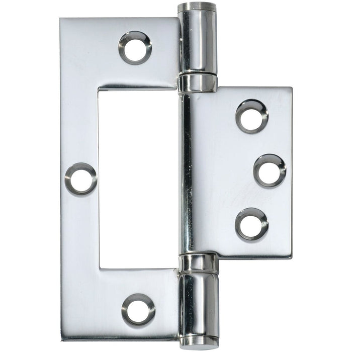 Iver Hirline Hinge Polished Chrome 100mm