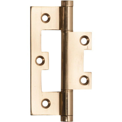 Iver Hirline Hinge Polished Brass 89mm