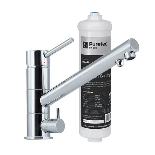 Inline undersink Water Filter with 3-way Mixer Tap IM20