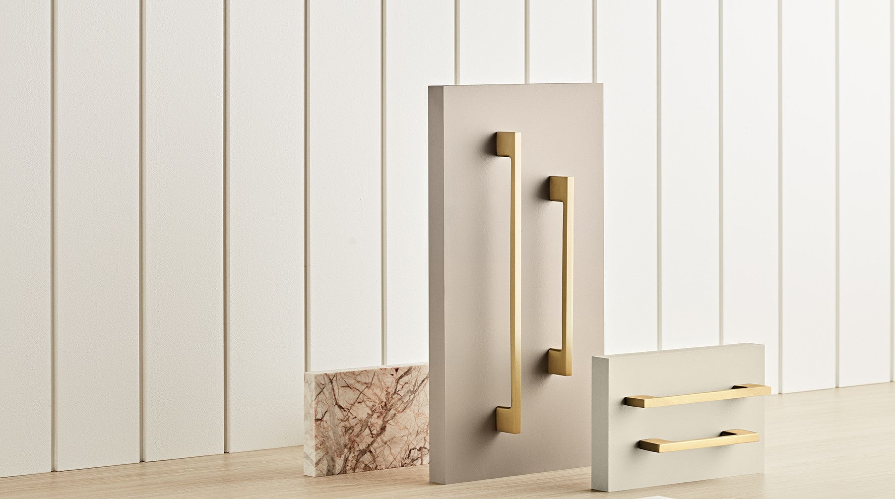 Iver Brushed Brass Pull Handle Door Hardware