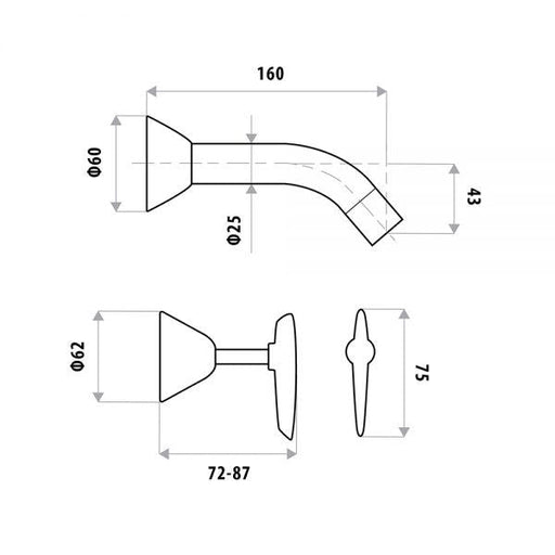 Kirra Lever Bath Set specifications