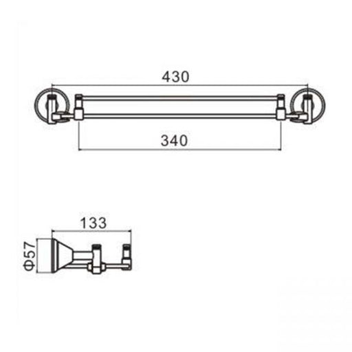 Kirra Plus Glass Shelf specifications