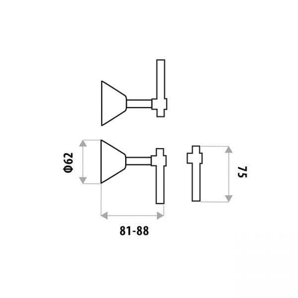 Kirra Plus Lever Wall Top Assembly Set specifications