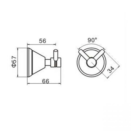 Kirra Plus Robe Hook specifications