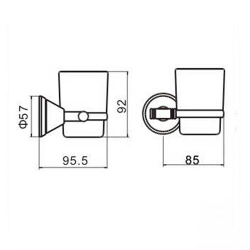 Kirra Plus Toothbrush Holder specifications