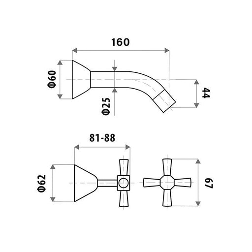 Kirra Profile Bath Set specifications