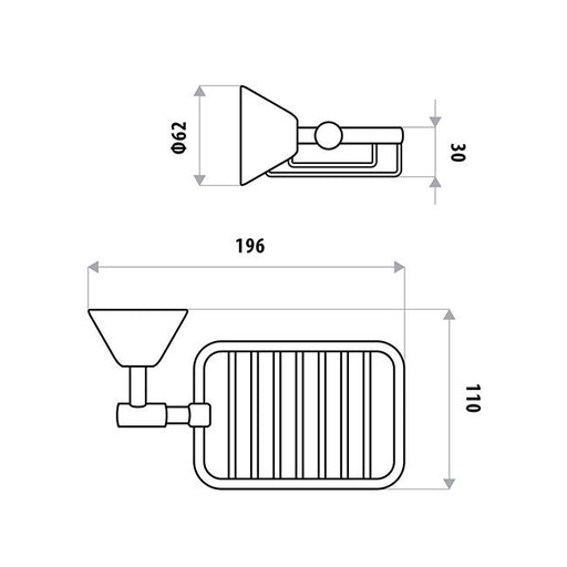 Kirra Soap Basket specifications