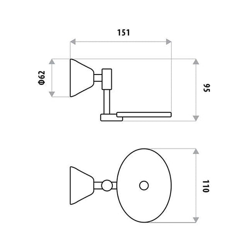 Kirra Soap Dish specifications