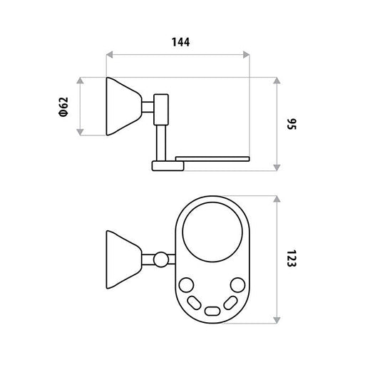 Kirra Tooth Brush & Tumbler Holder specifications