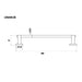 Lauren Project Single Towel Rail specifications