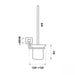 Lauren Project Toilet Brush and Holder specifications