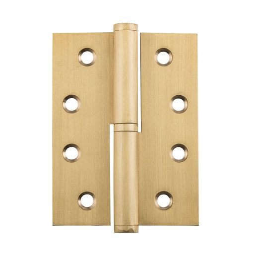 Iver Lift Off Hinge Left Hand Brushed Brass 100mm