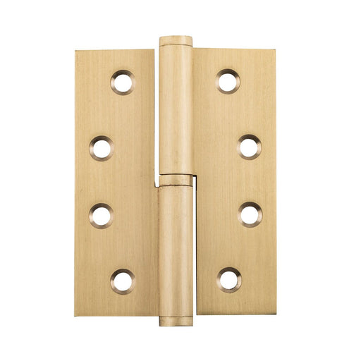 Iver Lift Off Hinge Right Hand Brushed Brass 100mm