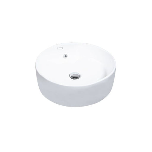 Loui Above Counter Round Bowl Basin white