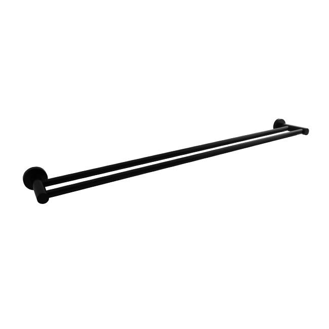 Loui Double Towel Rail black