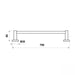 Loui Single Towel Rail specifications